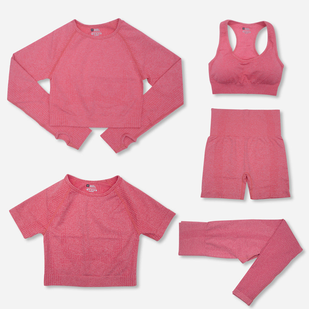 5-Piece Curve Defining Yoga Set for Comfort and Style - NEOFORMA APPAREL
