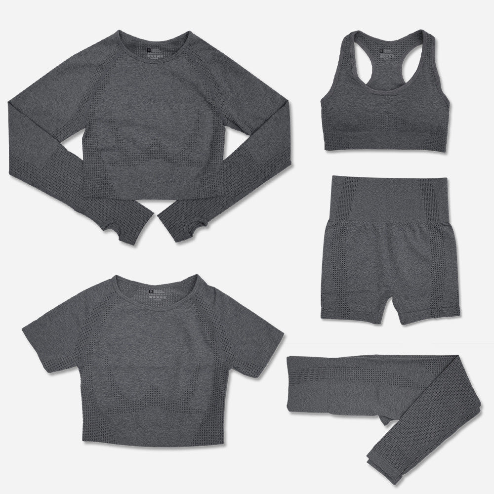 5-Piece Curve Defining Yoga Set for Comfort and Style - NEOFORMA APPAREL