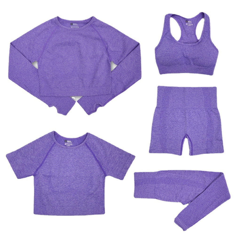 5-Piece Curve Defining Yoga Set for Comfort and Style - NEOFORMA APPAREL