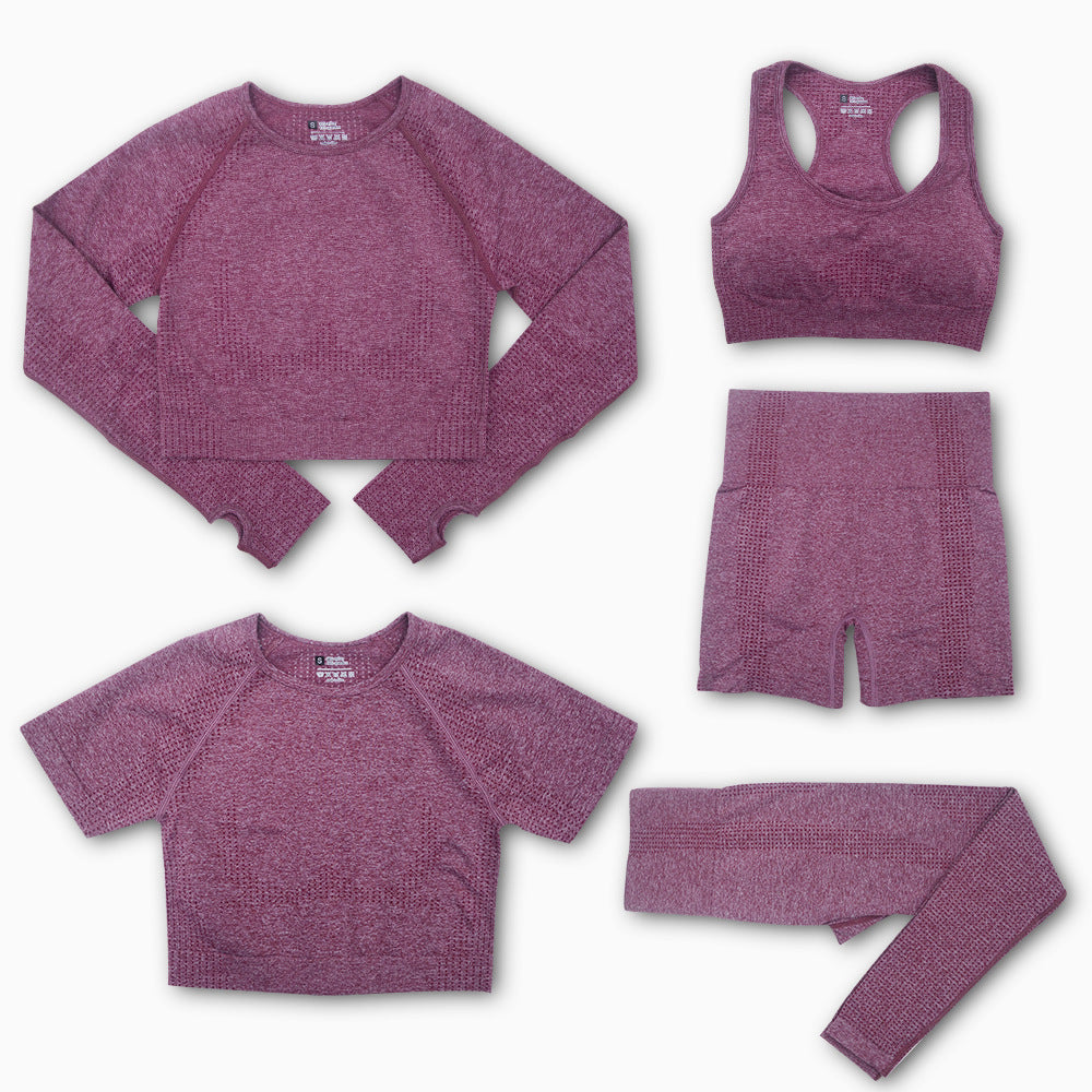 5-Piece Curve Defining Yoga Set for Comfort and Style - NEOFORMA APPAREL