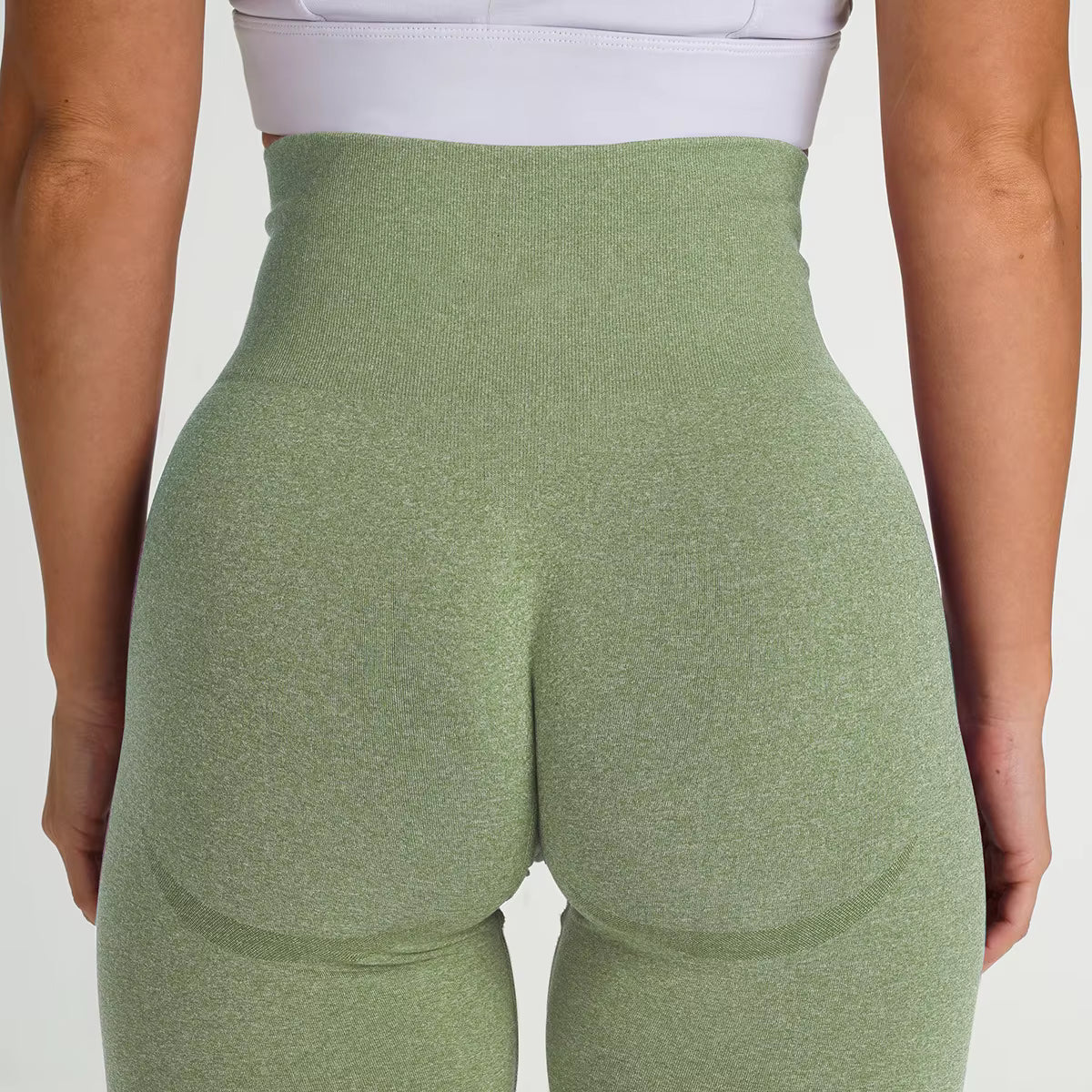 High-Waist Elastic Yoga Pants for Comfort & Curve-Defining