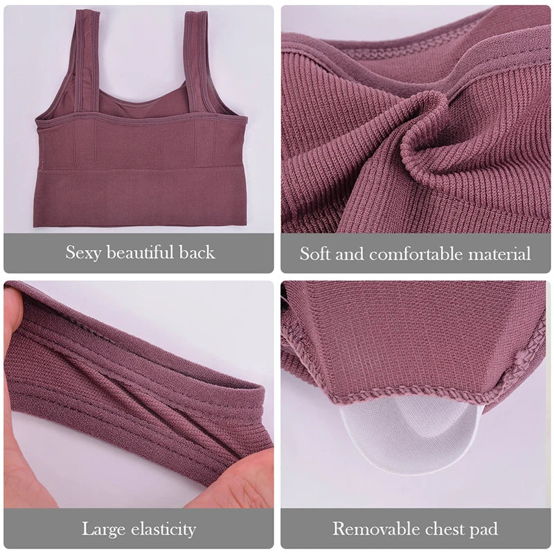 Seamless Sports Crop Top Breathable and Supportive for Every Workout - NEOFORMA APPAREL