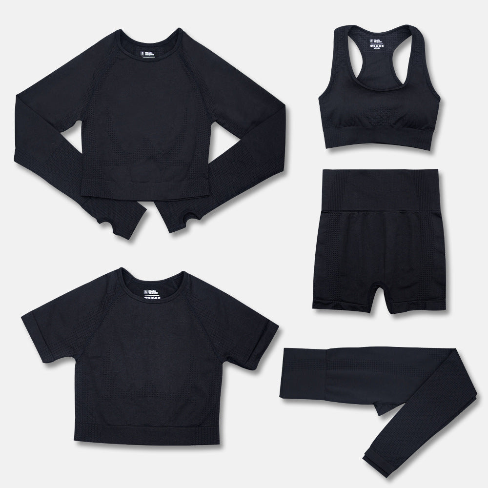 5-Piece Curve Defining Yoga Set for Comfort and Style - NEOFORMA APPAREL