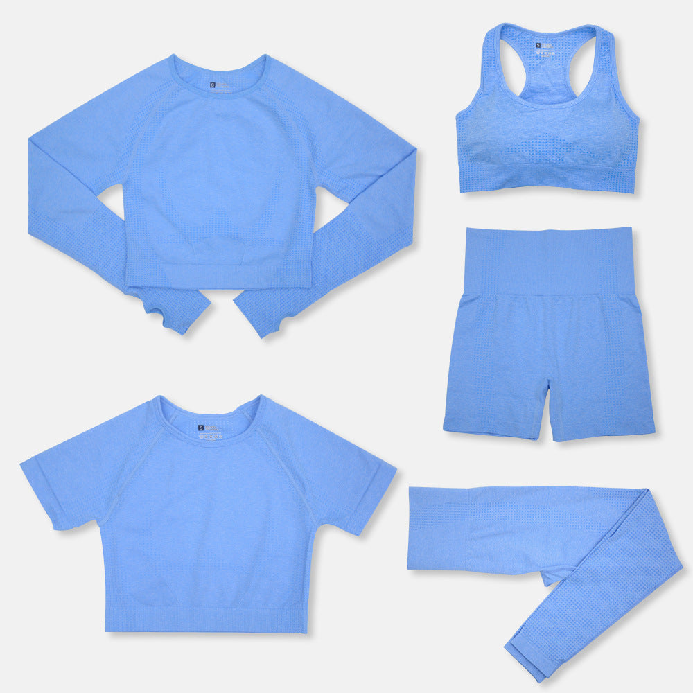 5-Piece Curve Defining Yoga Set for Comfort and Style - NEOFORMA APPAREL