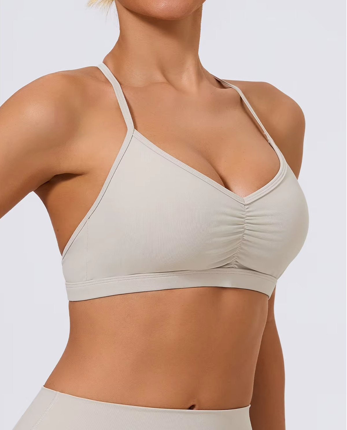 Crossover V-Neck Support Bra - NEOFORMA APPAREL