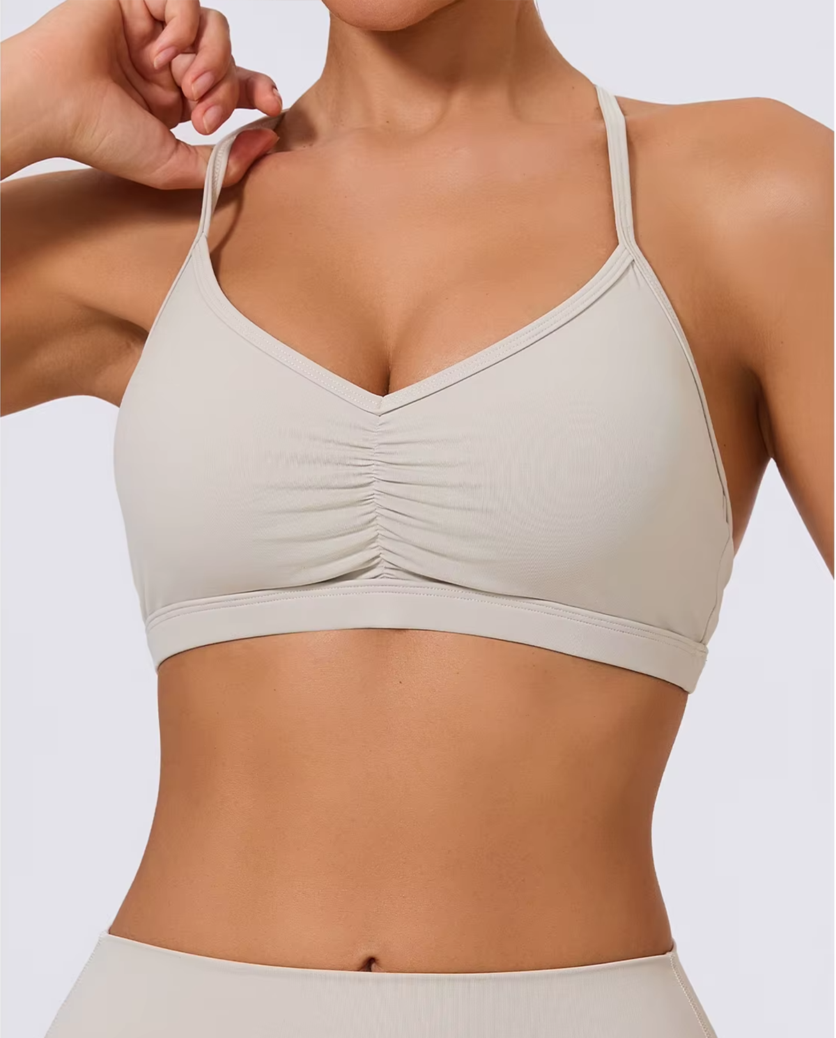 Crossover V-Neck Support Bra - NEOFORMA APPAREL