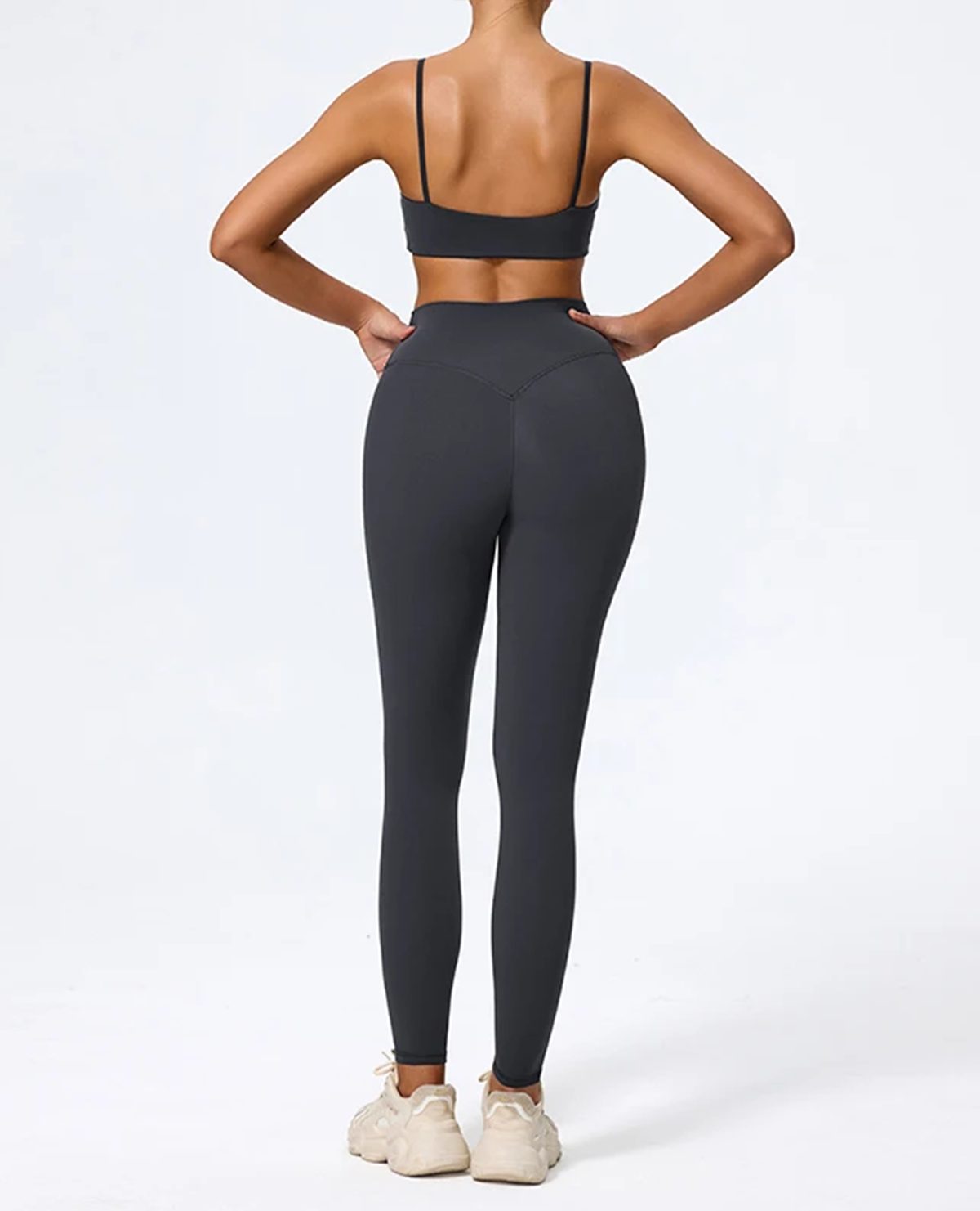 Seamless Sculpt Support Set – Double-Strap Bra + High-Waist Short | High waist Legging - NEOFORMA APPAREL