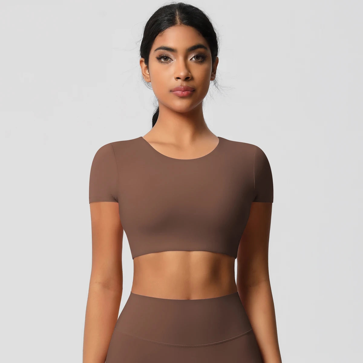 Seamless Short-Sleeve Crop Top - NEOFORMA APPAREL
