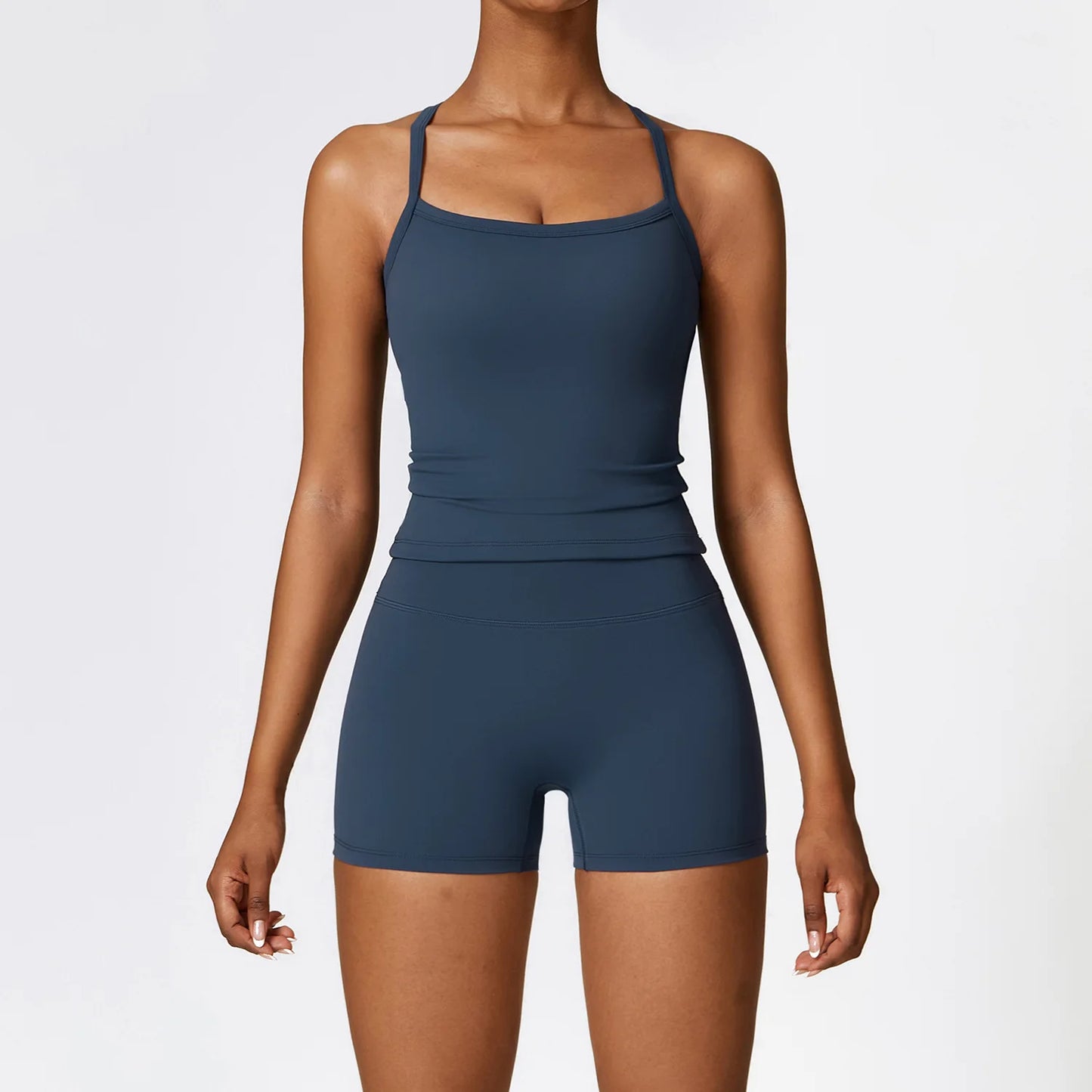 Smooth Essential Seamless Set | 3 Top Styles + High-Waist Legging & Short