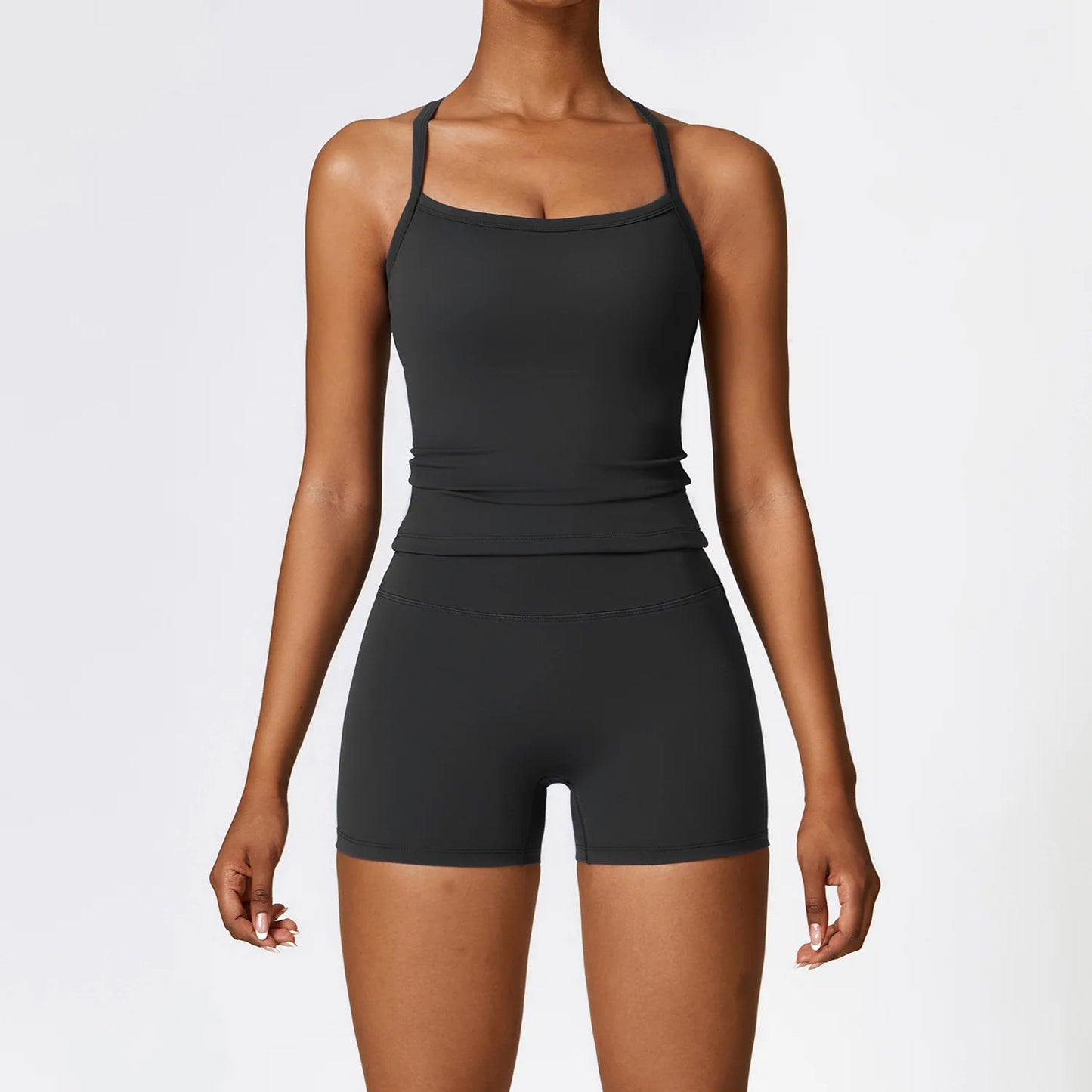 Smooth Essential Seamless Set | 3 Top Styles + High-Waist Legging & Short