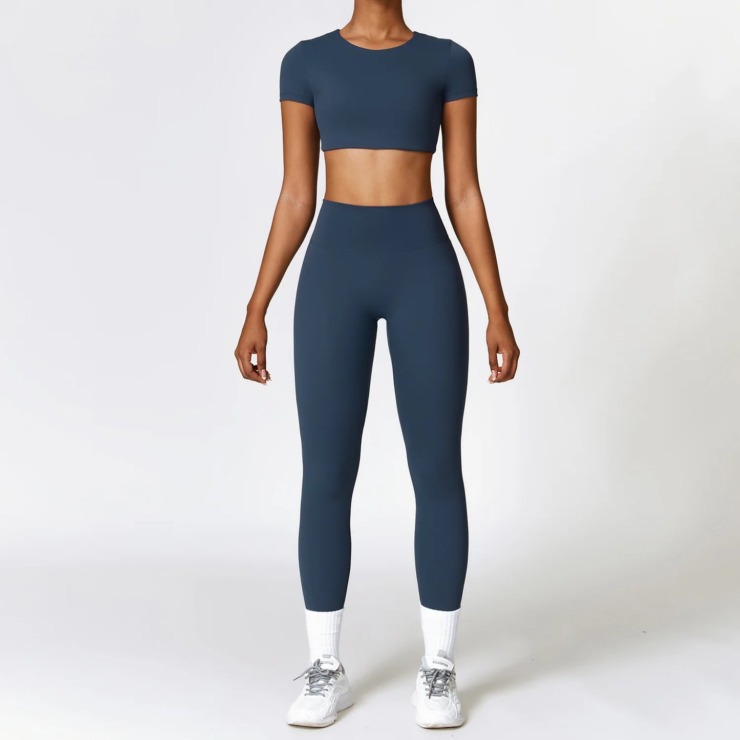 Smooth Essential Seamless Set | 3 Top Styles + High-Waist Legging & Short