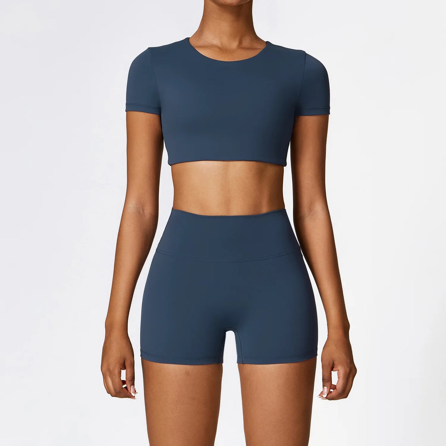 Smooth Essential Seamless Set | 3 Top Styles + High-Waist Legging & Short
