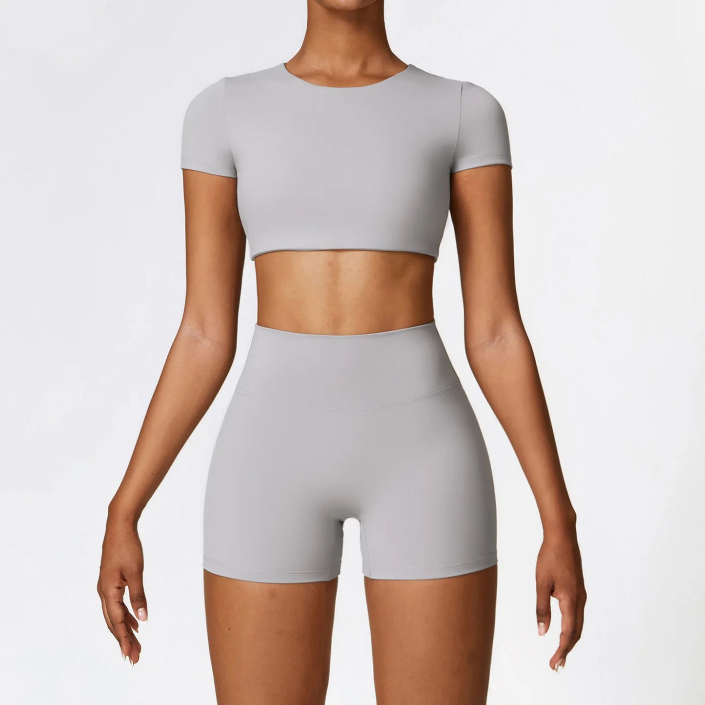 Smooth Essential Seamless Set | 3 Top Styles + High-Waist Legging & Short