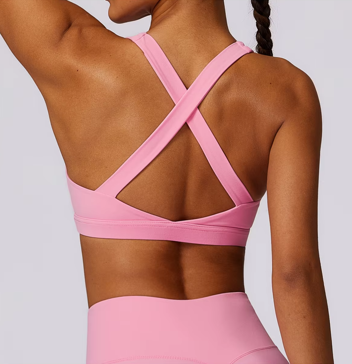 High-Support Cross-Back Sports Bra - NEOFORMA APPAREL