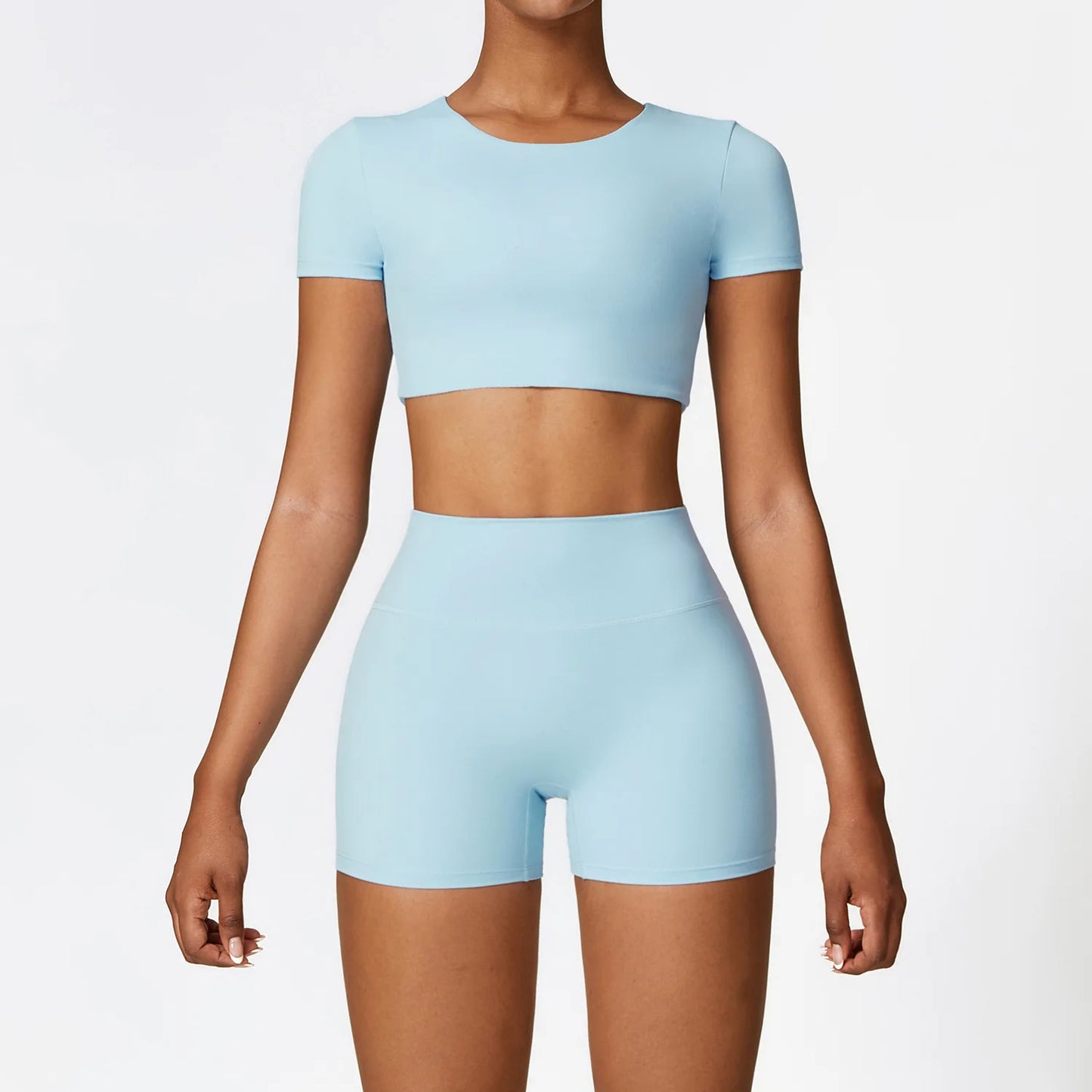 Smooth Essential Seamless Set | 3 Top Styles + High-Waist Legging & Short