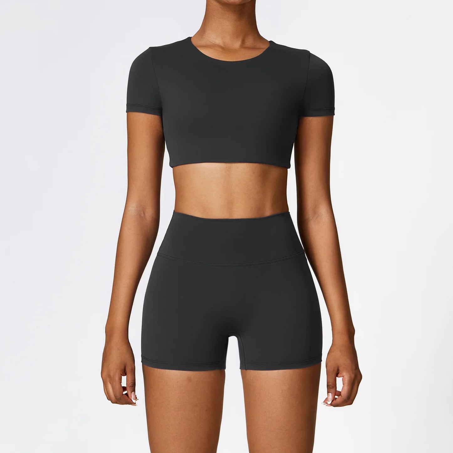 Smooth Essential Seamless Set | 3 Top Styles + High-Waist Legging & Short