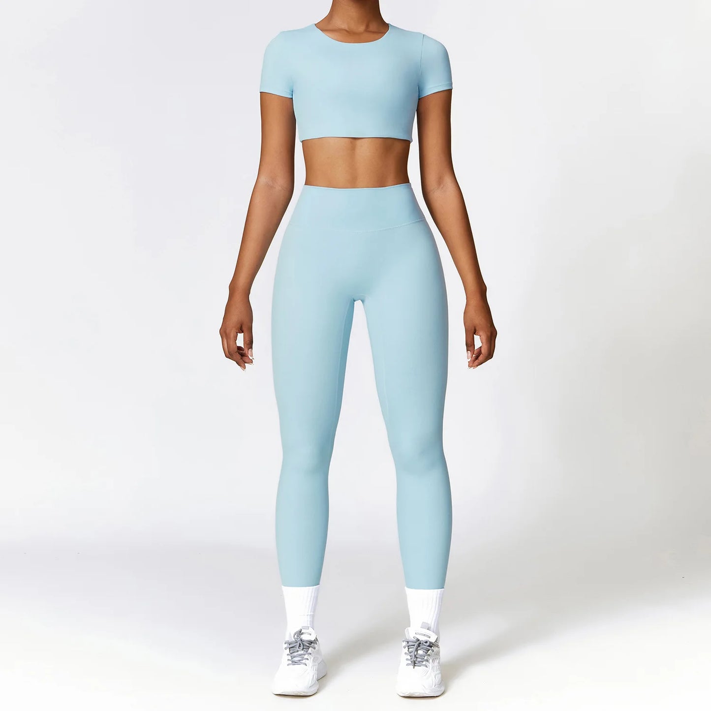 Smooth Essential Seamless Set | 3 Top Styles + High-Waist Legging & Short