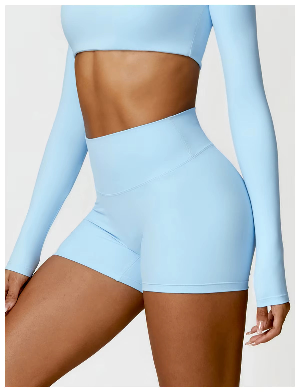 Essential Scrunch-Sculpt High-Waist Shorts - NEOFORMA APPAREL