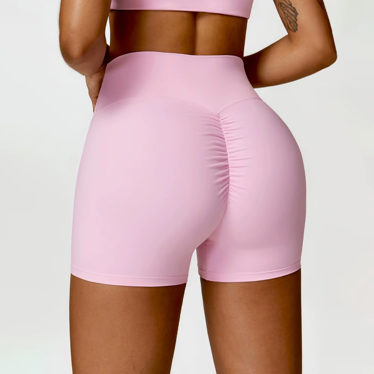 Essential Scrunch-Sculpt High-Waist Shorts - NEOFORMA APPAREL